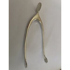 Antique Gorham Sterling Silver Sugar Tongs, Hidden Hinge, H171, Pre-owned